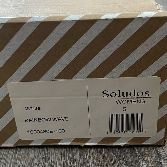 Soludos Rainbow Waves Sneakers Size 5 - Picture 16 of 16